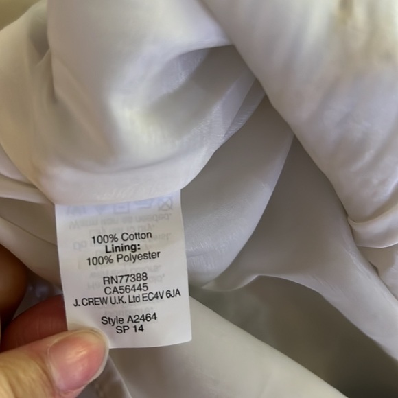 J crew yellow and gray skirt size: 4 - Picture 9 of 9